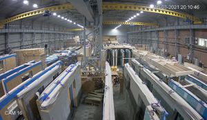 Modern production with a capacity more than 50,000 m2 per year